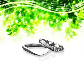 新レッスンの結婚指輪